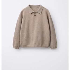 Zara boys 4T Tan Sweater